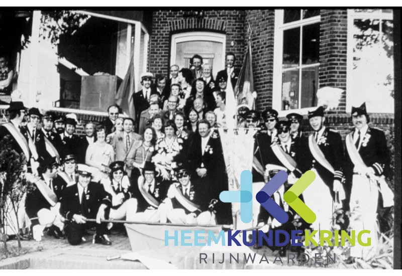 1974 Koning Hugo Mulder en Koningin A.C. Mulder Wijnker F00002834
